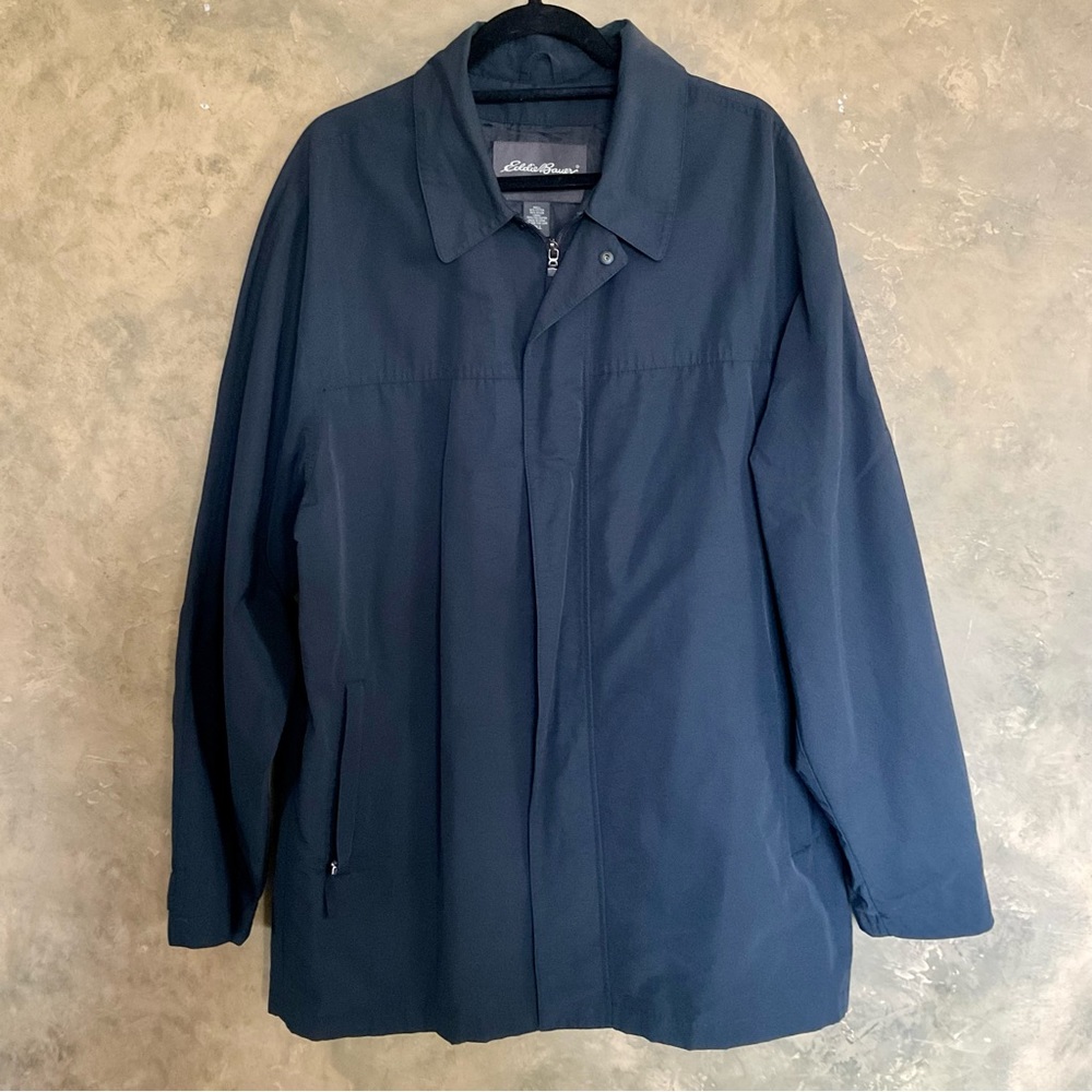 Eddie Bauer Nylon Blend Lined Jacket Large Tall